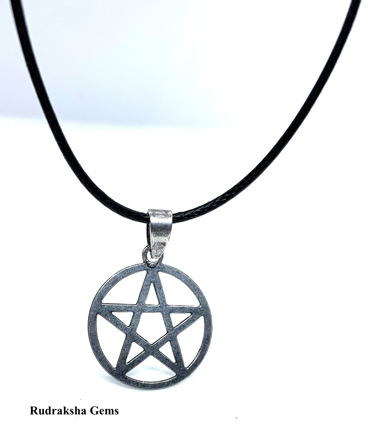 Pentagram Necklace, Pentacle Pendant, Wiccan Jewellery, Pagan Necklace, Pentagram Pendant, Pagan Charm, Gift for him her, Wiccan, Gothic