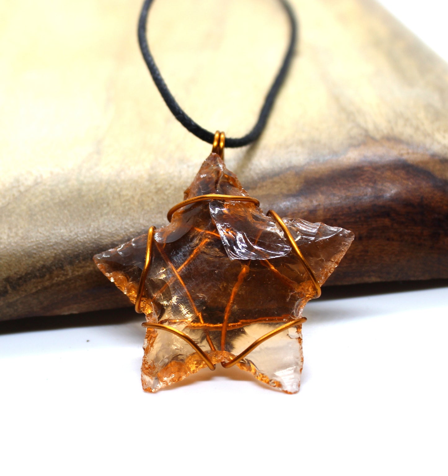 Star necklace . necklace , jewelry , summer necklace Beautiful Handmade COLORED QUARTZ Star Pendant / Heart / Love / Anniversary / Xmas