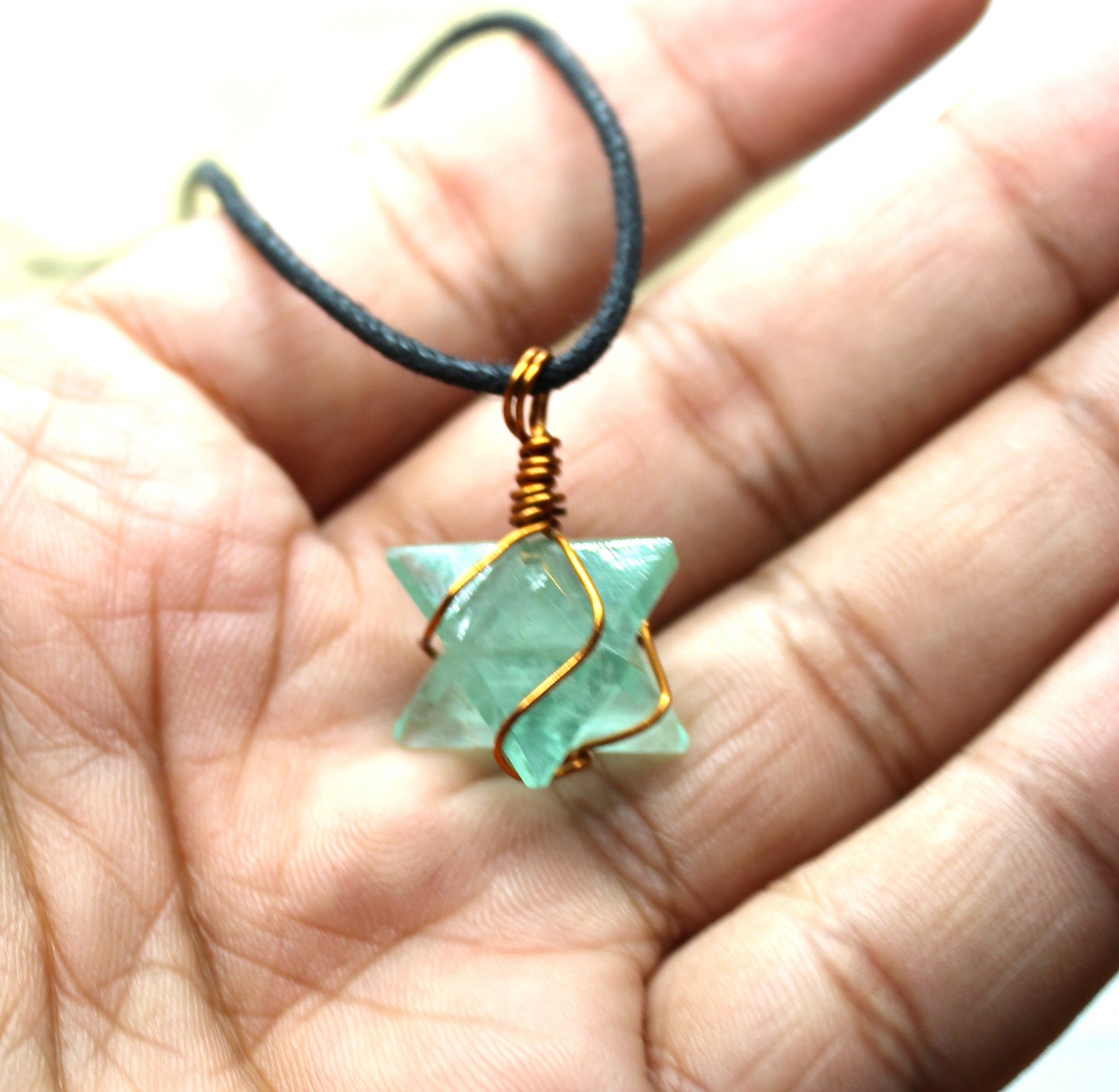 Natural Green Aventurine Merkaba, Green Aventurine Merkaba Pendant, Green Aventurine Star Pendant, Merkaba Star Pendant, A+ Grade Quality