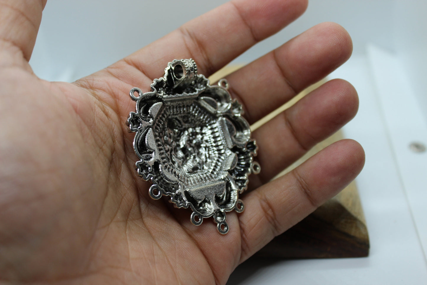 Indian Tribal Boho Temple Pendant, Oxidised Ethnic Traditional DIY MALA MAKING Pendants, Temple Jewelry, Laxmi Ganesha Krishna, Kali pendant