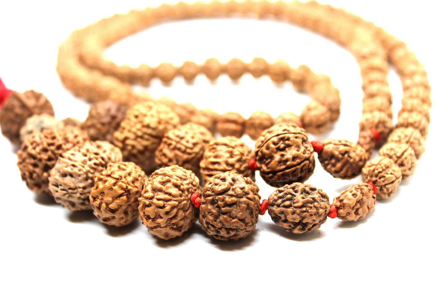 1 to 14 Mukhi Rudraksha, Collector Indonesian Beads Sidha Mala, Siddha Sidh Java Beads, Rudraksh Mala Necklace, Genuine Beads knotted mala