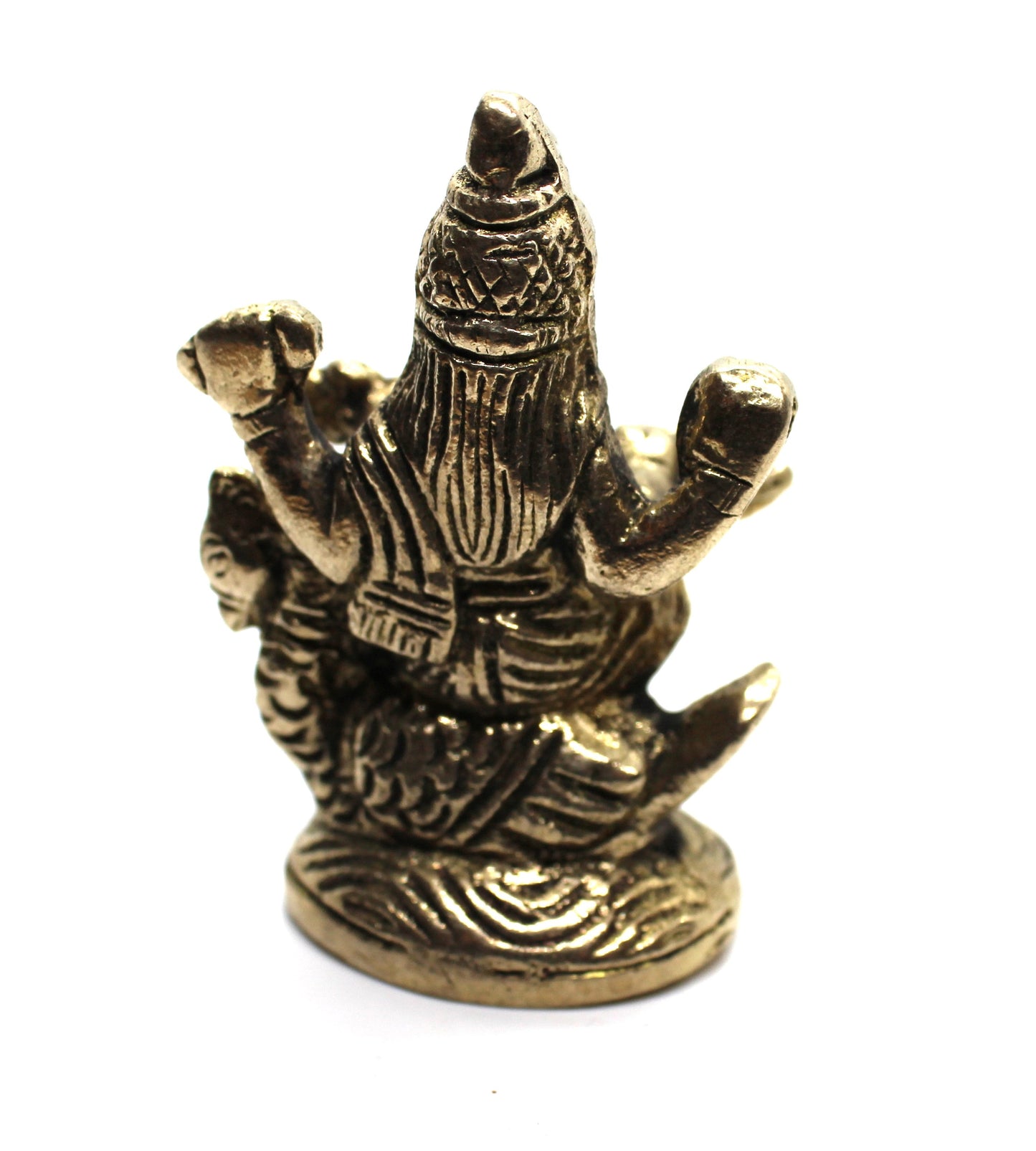 Saraswati Mini brass Statue, Small Goddess of Knowledge, Music, Arts, Speech, Wisdom & Learning, Small Saraswati Statue, Sarasvati Idol
