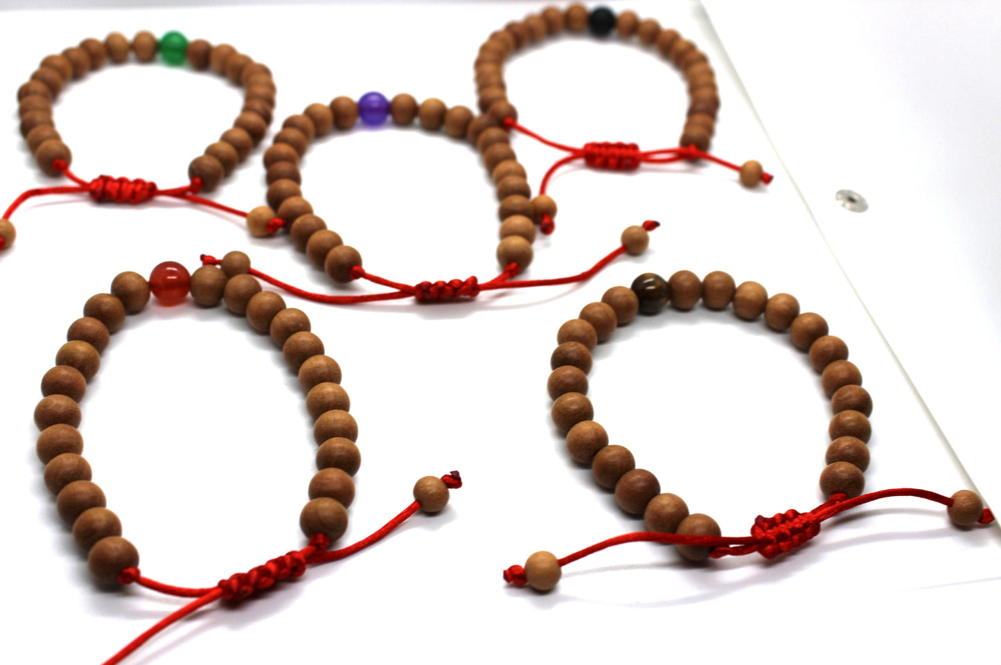 Sandalwood Bracelet, Fragrant Sandalwood Beaded Bracelet, Handmade Jewelry, Adjustable cord Bracelet, Bead Bracelet, Gifts for him her,