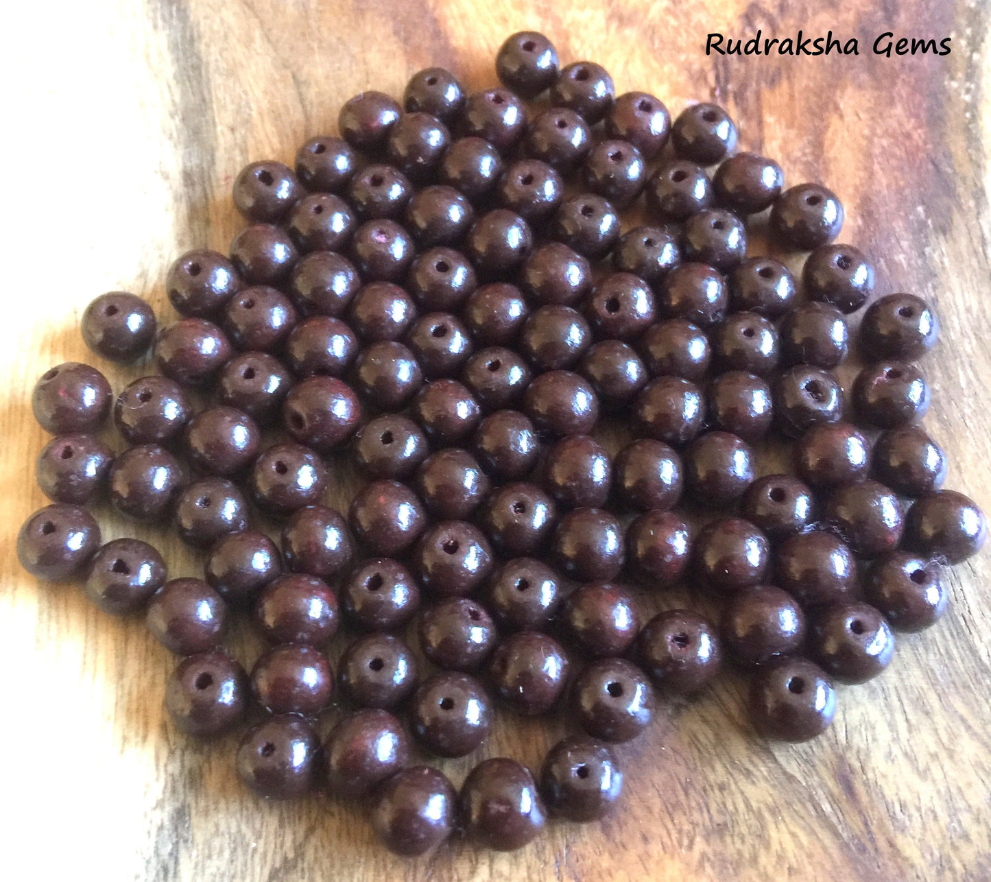 Rosewood Beads, 8 mm Round Beads, 33 Inch, Full strand, 108 Beads, Mala Beads Rose wood premium, rosary mala making yoga meditation Wooden