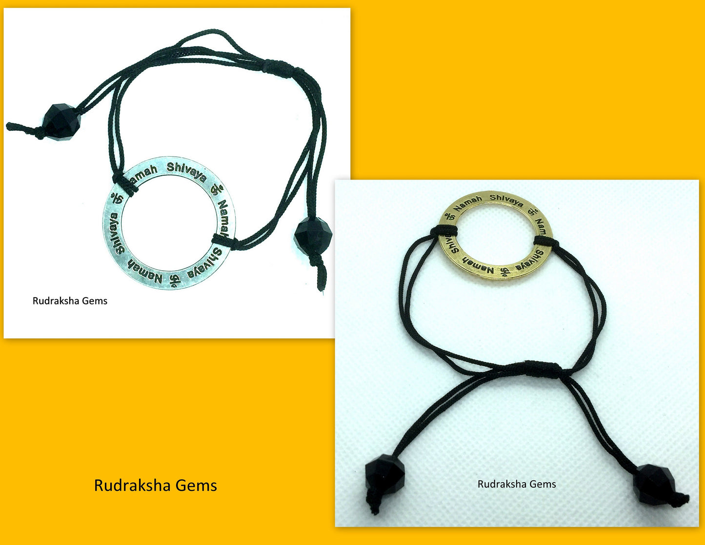 Shiva Bracelet - Om Namah Shivaya Bracelet - Mantra Wrist Band - Yoga Soul corded bracelet - Lord Shiv Shivah Mantra - Healing Wristband