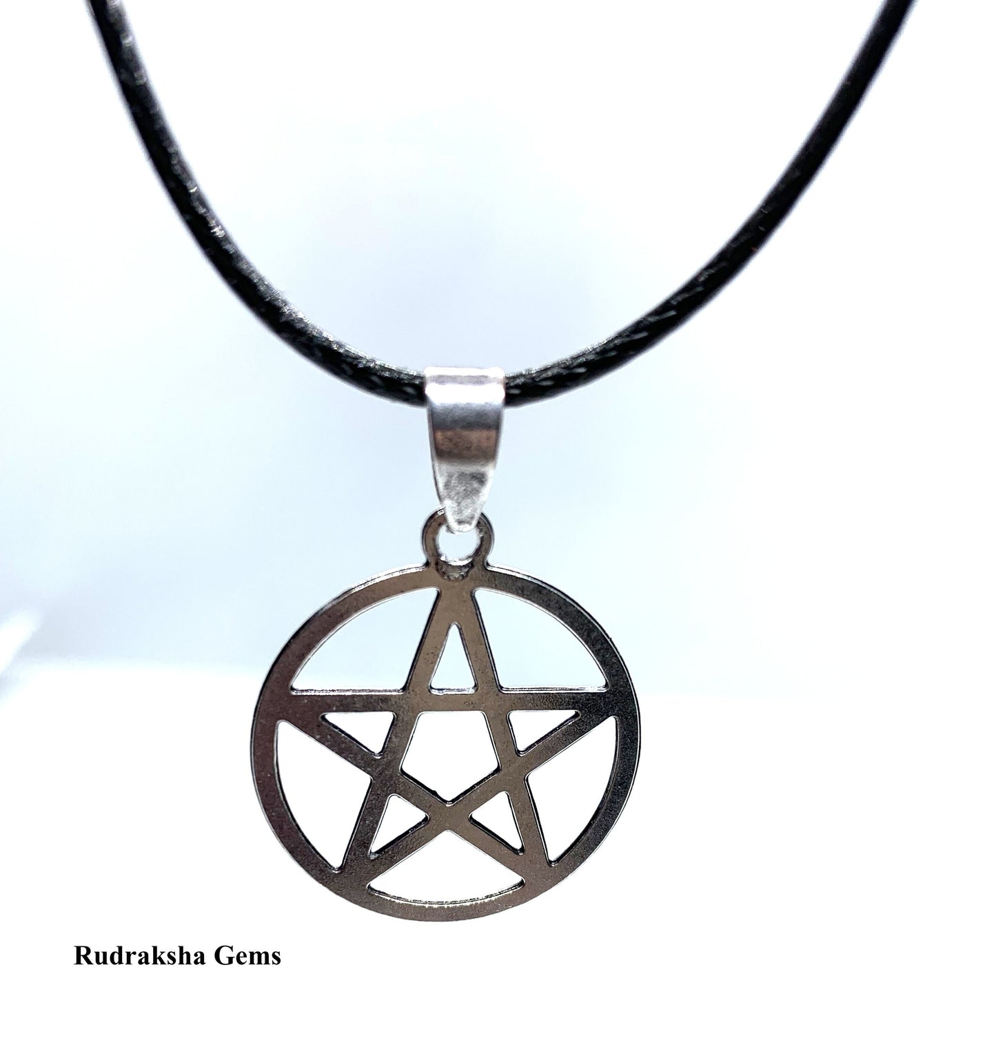 Pentagram Necklace, Pentacle Pendant, Wiccan Jewellery, Pagan Necklace, Pentagram Pendant, Pagan Charm, Gift for him her, Wiccan, Gothic