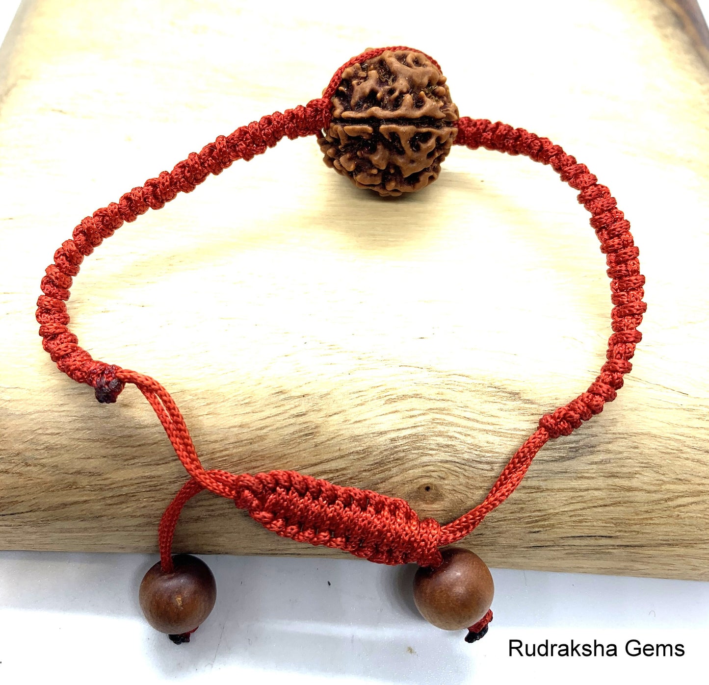 Rudraksh Rudraksha 3 4 5 6 8 Mukhi Beads Mala Wrist band bracelet Rudraksha Red Cord Bracelet Genuine Beads -Rudraksha Guru bead bracelet