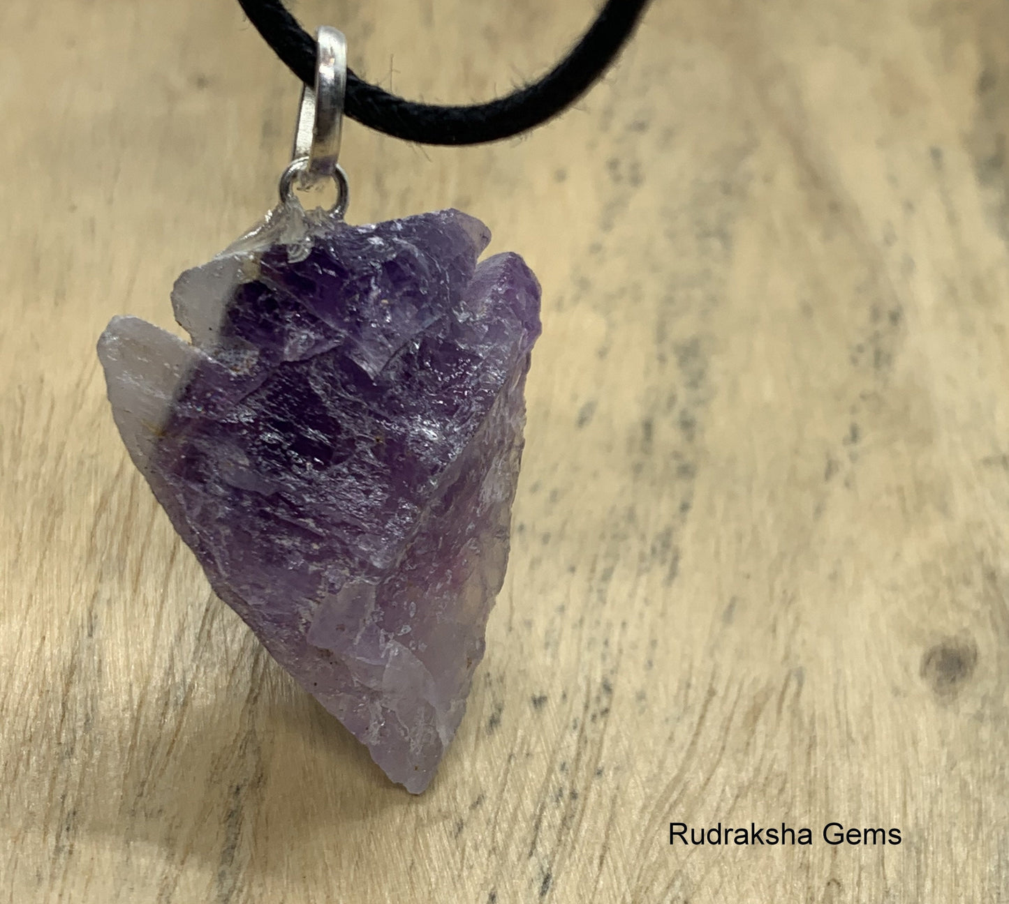 Amethyst Arrow head Pendant, Amethyst Arrowhead, Amethyst Necklace, SMALL CUTE Pendant, Boho Jewelry, Reiki Energy Charged Crystal