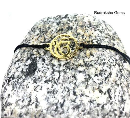 Ek Omkar bracelet, Sikh bracelet, Wahe Guru Bracelet, Meditation, Yoga inspired Jewellery, Adjustable bracelet, Good Luck bracelet, Gift