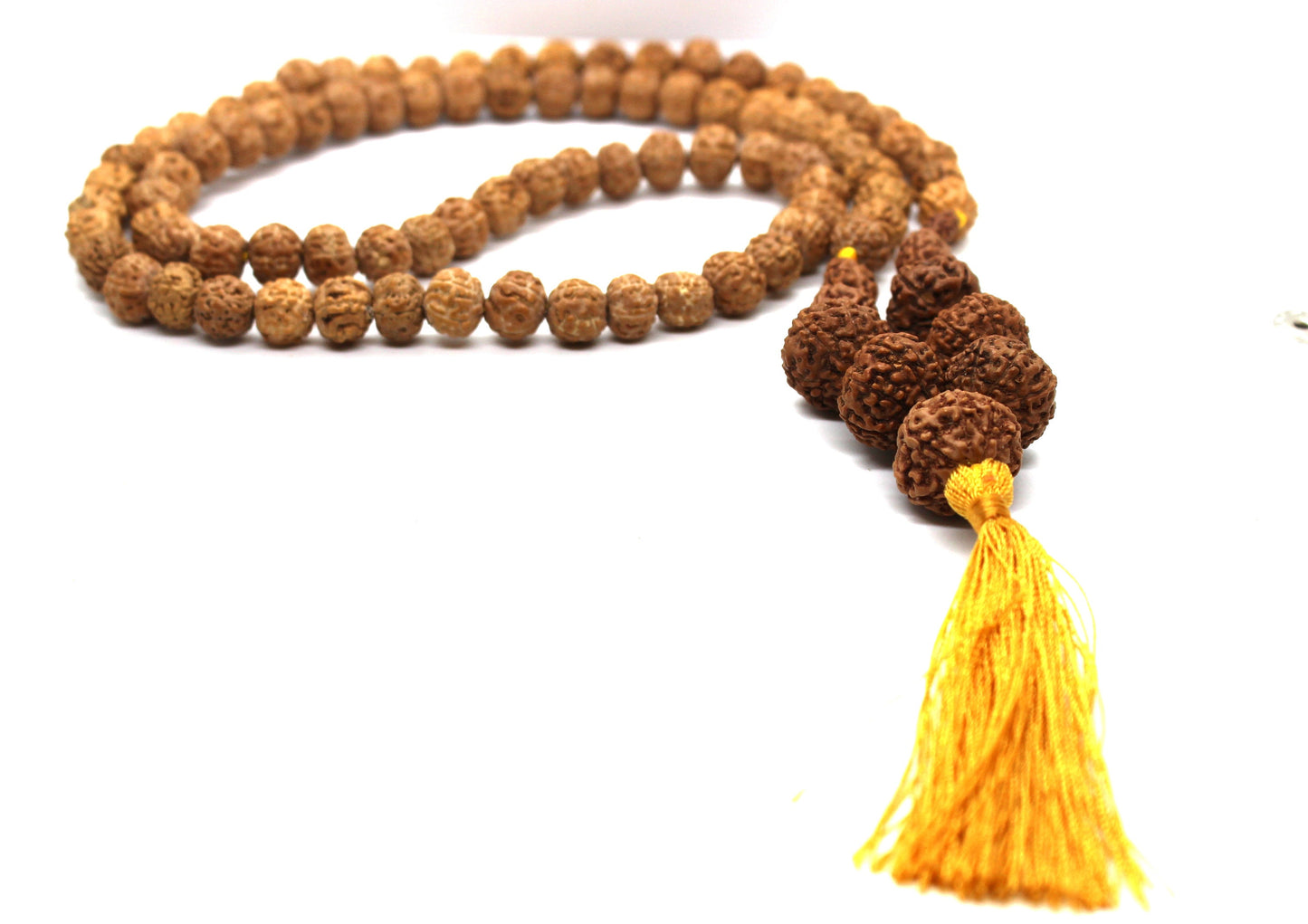 Rudraksh Rudraksha 1 2 3 4 5 6 7 8 9 10 Mukhi Beads GANESHA Mala Necklace -  Rudraksha Mala Neecklace - Genuine Indonesian Rudraksha mala