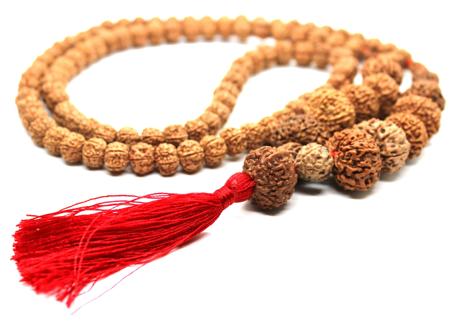 1 to 14 Mukhi Rudraksha, Collector Indonesian Beads Sidha Mala, Siddha Sidh Java Beads, Rudraksh Mala Necklace, Genuine Beads knotted mala