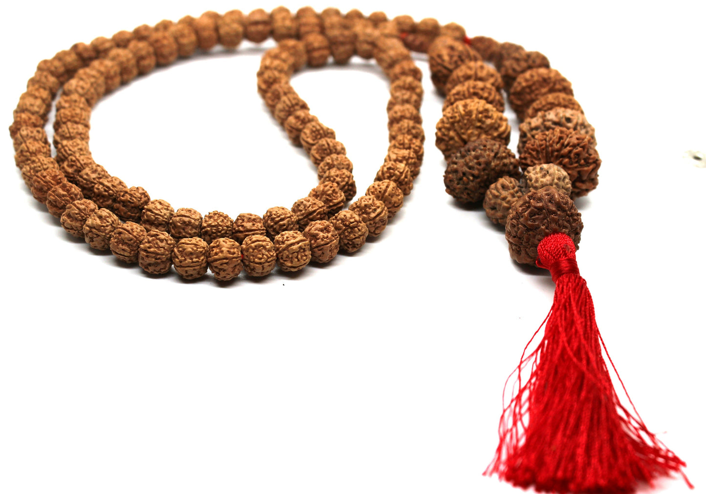 1 to 14 Mukhi Rudraksha, Collector Indonesian Beads Sidha Mala, Siddha Sidh Java Beads, Rudraksh Mala Necklace, Genuine Beads knotted mala