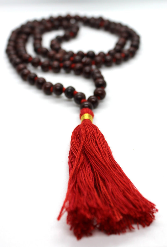 6mm Rosewood Premium Mala - Meditation Inspired Yoga Beads BOHO jewelry/necklace /mala beads - Rosewood Necklace 108-Meditation Necklace