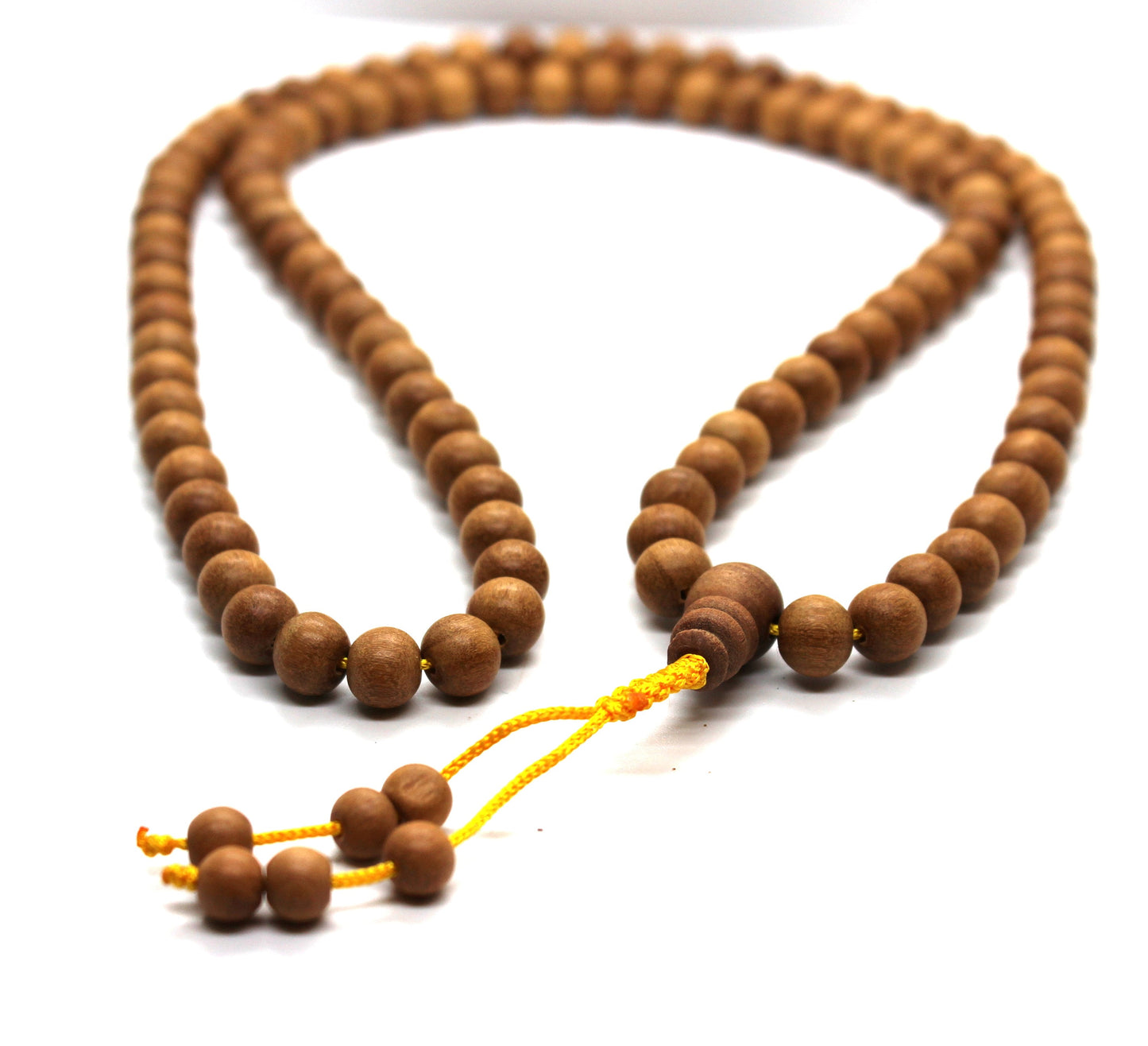 Sandalwood mala, Tibetan 108 8mm Sandalwood Prayer Beads Buddhist Yoga Meditation Mala Necklace Bracelet, Sandalwood Adjustable mala beads