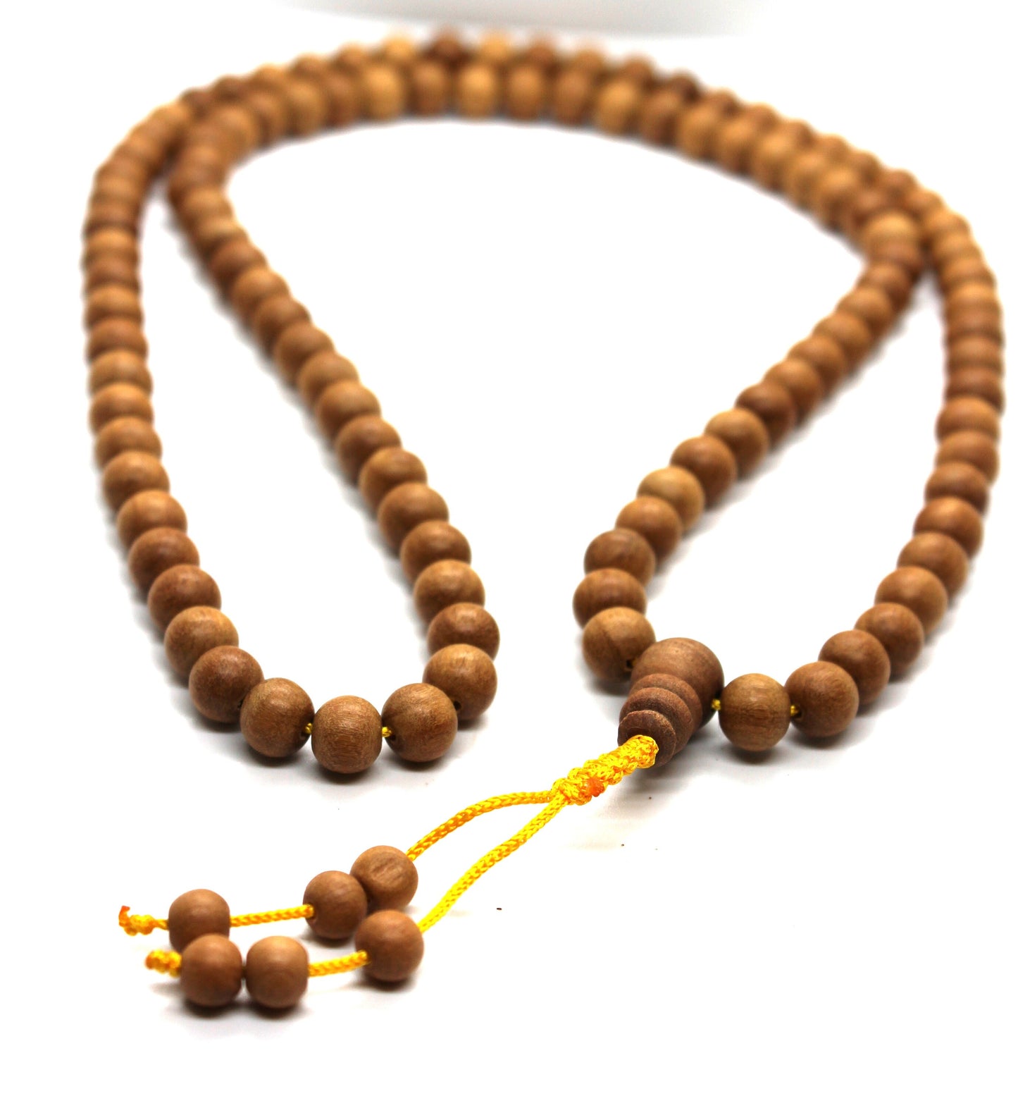 Sandalwood mala, Tibetan 108 8mm Sandalwood Prayer Beads Buddhist Yoga Meditation Mala Necklace Bracelet, Sandalwood Adjustable mala beads